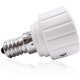 thumbnail image 2 of Convertidor de casquillo de lámpara E14 a GU10, adaptador de portalámparas, enchufe resistente al calor, potencia máxima de 500 W, hasta 220 grados (paquete de 5), 2 of 5