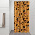 thumbnail image 2 of Halloween Witch Hat Pattern Shower Curtain 36"x72" ,Bathroom Decorative Shower Curtains Set with 12 Hooks,Modern Waterproof Washable Shower Curtain, 2 of 6