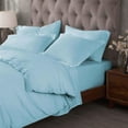 thumbnail image 2 of Superior 400 Thread Count Egyptian Cotton Duvet Cover Set, Twin, Light Blue, 2 of 4