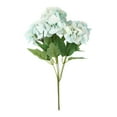 thumbnail image 2 of Artificial Hydrangea Bouquet 5 Stems Real Touch Silk Flower Arrangement for Wedding Home Decor Centerpiece Table Garden Vase Fillers Blue White Pink Purple, 2 of 9