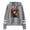 Gray, variant on Leah Kate Pullovers Hoodies Unisex Pocketless Sweatshirts Fashion Longsleeve Clothing