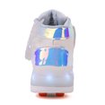 thumbnail image 5 of Kids Roller Skates Light up Shoes with Wheels Shoes LED USB Charging Roller Sneakers for Girls Boys Birthday Christmas Gift, 5 of 21