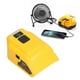 thumbnail image 4 of Convertidor De Luz De Trabajo De Cargador De Batería DCB090 Con Puertos USB Duales, Adecuado Para Baterías De Litio De 14 V - 22V, Luz De Emergencia De Salida De 12 V Para, 4 of 7