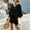 Black, variant on Women Summer Pocket Design Two Piece Suit V Neck Fashion Short Sleeve Top Casual Loose Shorts Ladies Outdoor Daily Leisure Matching Set Sky Blue S
