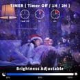 thumbnail image 4 of Star Projector, LED Galaxy Ocean Wave Projector Night Light Projector with Bluetooth Speaker, Remote Control Color Changing Starry Sky Projector Lamp for Kid Adult Party Home Theater Decor, 4 of 5