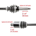 thumbnail image 3 of NEW Front Rear LH RH CV Joint Axles for Polaris RZR XP 900 EFI / 4 XP 900 2011-2013, 3 of 3