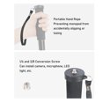 thumbnail image 4 of Camera Extension Rod, Telescopic Monopod 1/4 3/8 Conversion Screw Detachable Rubber Pad  for Outdoor Photography, 4 of 7