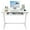 White, variant on FlexiSpot 48" W Ergonomic Home Office Height Adjustable Standing Desk Tempered Glass Top, Black