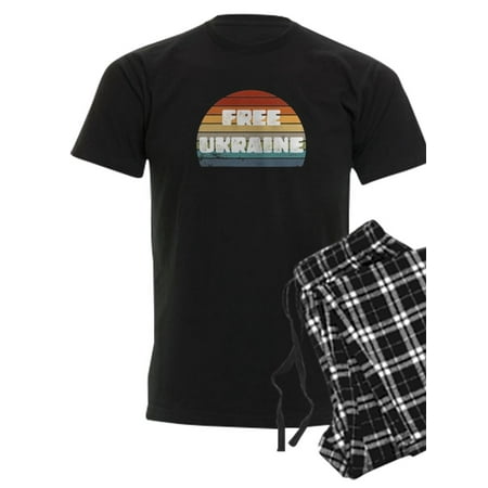 

CafePress - Free Ukraine - Men s Dark Pajamas