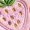 Pink, variant on Embroidered Strawberry Sweatshirt: Feeling Berry Good Crewneck