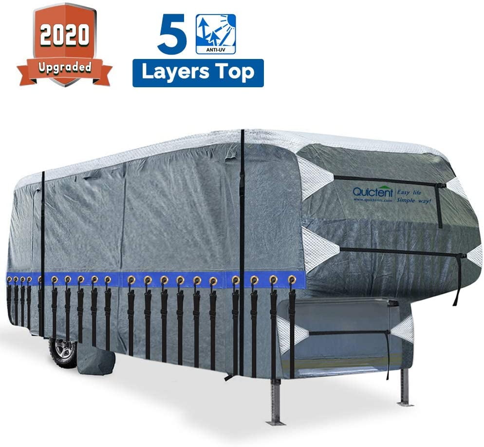 Quictent Upgraded 5th Wheel RV Cover, ExtraThick 5ply Camper Cover