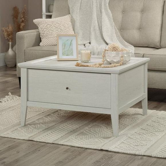 Sauder Larkin Ledge Storage Coffee Table in Glacier Oak Finish