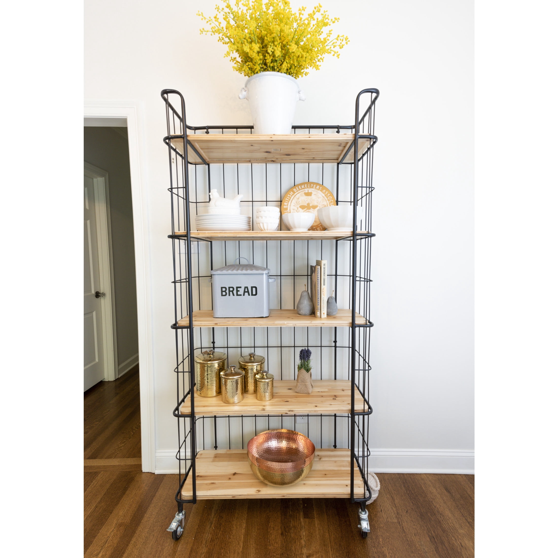 Creative Co-Op Steel Rust Resistant Bread Box
