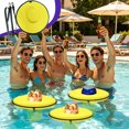 thumbnail image 4 of Luckky Floating Drink Holders,Portable Pool Cup & Beverage Tray with Safety Lanyard,Waterproof Floating Can Bottle Holder,Ideal Water Accessory for Swimming Pool,Beach & Summer Pool Party, 4 of 6