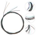 thumbnail image 1 of LOLIPPYY 6Pcs Assorted Color Electric Guitar Replacement Strings Metal Guitar Strings Accessories, 1 of 6