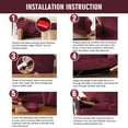 thumbnail image 5 of CJC 3-Piece Sofa Couch Covers, Velvet Loveseat Slipcover for Separate Cushion Couch, Stretch Furniture Protector for Pets Kids, 9 Colors, 5 of 8