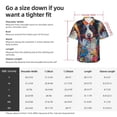 thumbnail image 6 of Lsque Oil Painting Sunflower Puppy pattern Hawaiian Shirt for Men, Unisex Summer Beach Casual Short Sleeve Button Down Shirts-Medium, 6 of 9