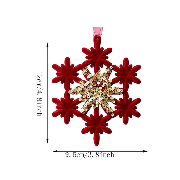 Christmas Tree Hanging Ornaments for Xmas Holiday Decoration, Assorted Festive Pendants with Pre Attached Loop, Versatile Ornaments for Tree Mantel and Wall Display