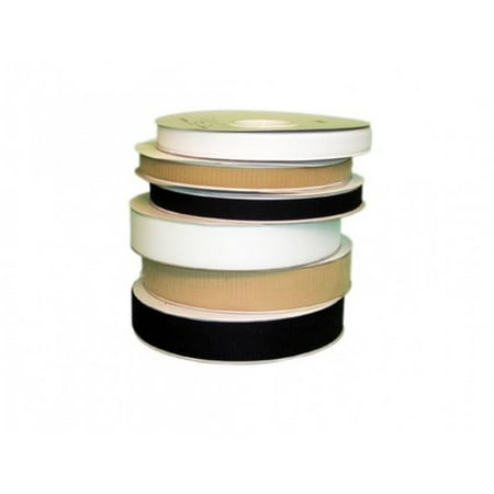 

2 in. Fabric Hook and Eye Hook 10 yards Dispenser Black