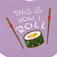 thumbnail image 4 of Inktastic This is How I Roll Cute Sushi Boys or Girls Baby Bib, 4 of 4