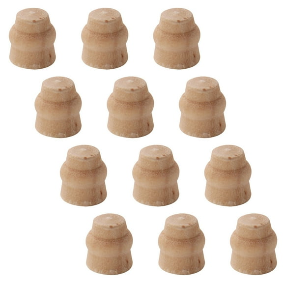 PBPBOX Miniature Furniture Legs Mini House Wooden Table Legs Plastic 12Pcs