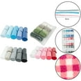 thumbnail image 5 of BUYISI 10Rolls/Set Latch Hook Short Yarn For Crocheting Carpet Home Decor #1 Blue, 5 of 5