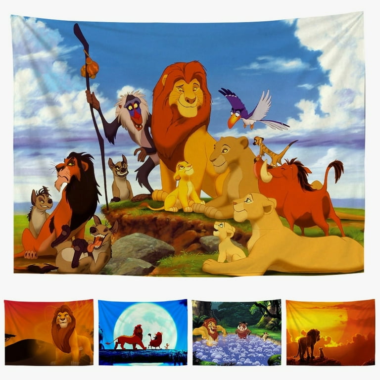 The Lion King Characters Classic Throw Blanket Stylish Travel