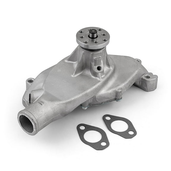 Speedmaster PCE195.1010.01 Compatible with Chevy BBC 454 Straight Impeller High Volume Aluminum Short Water Pump Satin