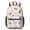Kawaii Cat and, variant on Black and White Cat Head 17" School Backpacks for Teens,Waterproof Oxford Fabric,S-Shape Padded Straps for School,Travel,Hiking,Camping