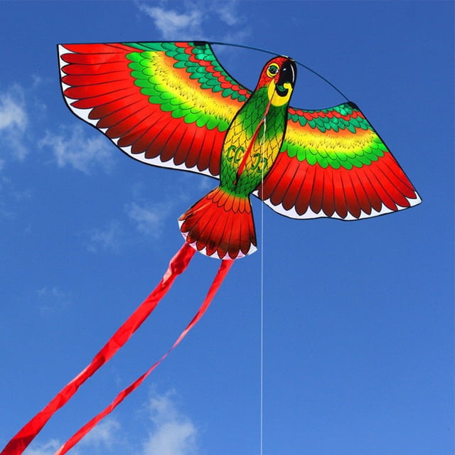 Jouets d'Extérieur au Design de Perroquets 3D Cerf-Volant Enfant Adultes Enfants Cerf-Volant Jouets Volants