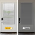 thumbnail image 4 of LazBlinds 1" Vinyl Mini Blinds for Doors, Cordless French Door Blinds for Privacy, Light Filtering Privacy Horizontal Shades for Front Door Patio Sidelight Glass Door, 18" W x 24" H, Grey, 4 of 6
