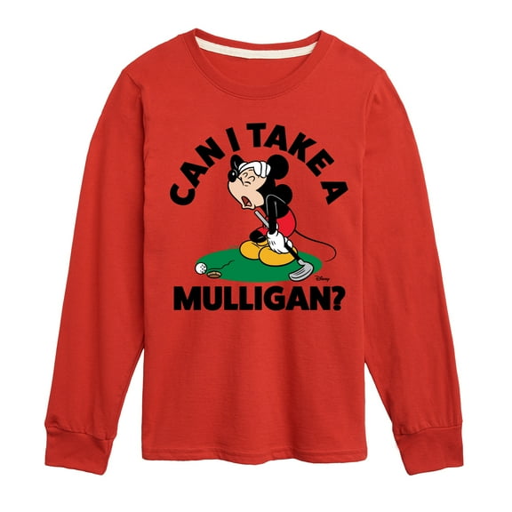 Disney - Can I Take A Mulligan - Toddler & Youth Long Sleeve Graphic T-Shirt