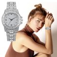 thumbnail image 3 of Trend Full of Set Digital Scale Ladies Watch Alloy Steel Strap Ladies Watch, 3 of 4