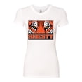 thumbnail image 2 of Wild Bobby Cincinnati Football Joe Sheisty Sports Women Slim Fit Junior Tee, White, XX-Large, 2 of 5