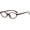 A4 Transparent Dark Brown, variant on Retro Oval Blue Light Glasses for Women 90s Eye Glasses Nerd Eyewear