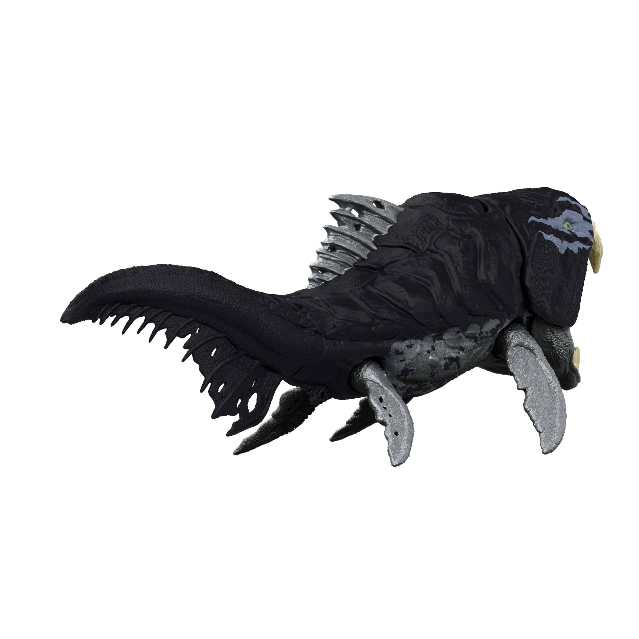 Jurassic World Strike Attack Dunkleosteus Dinosaur Figure, Chomp Action, Posable & Digital Play