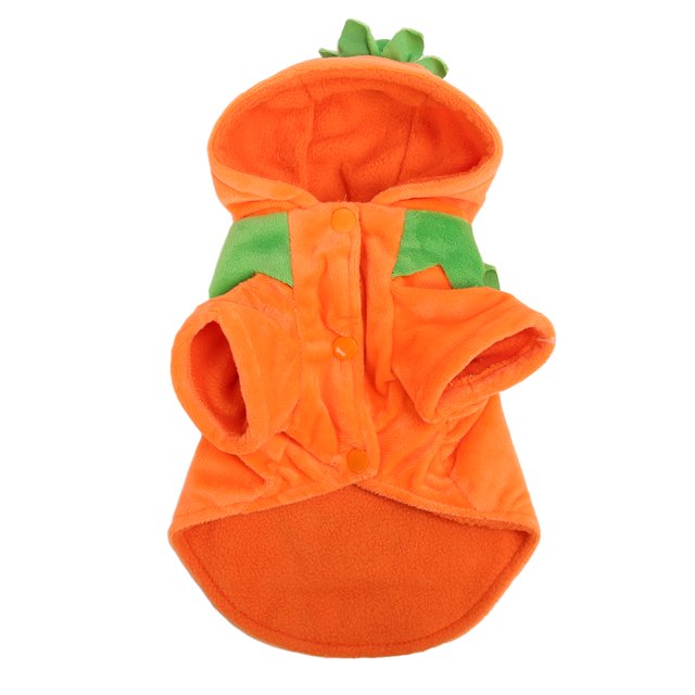 Pumpkin Dog Clothes, Eye Catching Colors Dog Autumn Clothes For Golden Retriever For Medium Large Dogs Orange XL