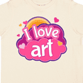 thumbnail image 4 of Inktastic Artist I Love Art Girls Toddler T-Shirt, 4 of 5