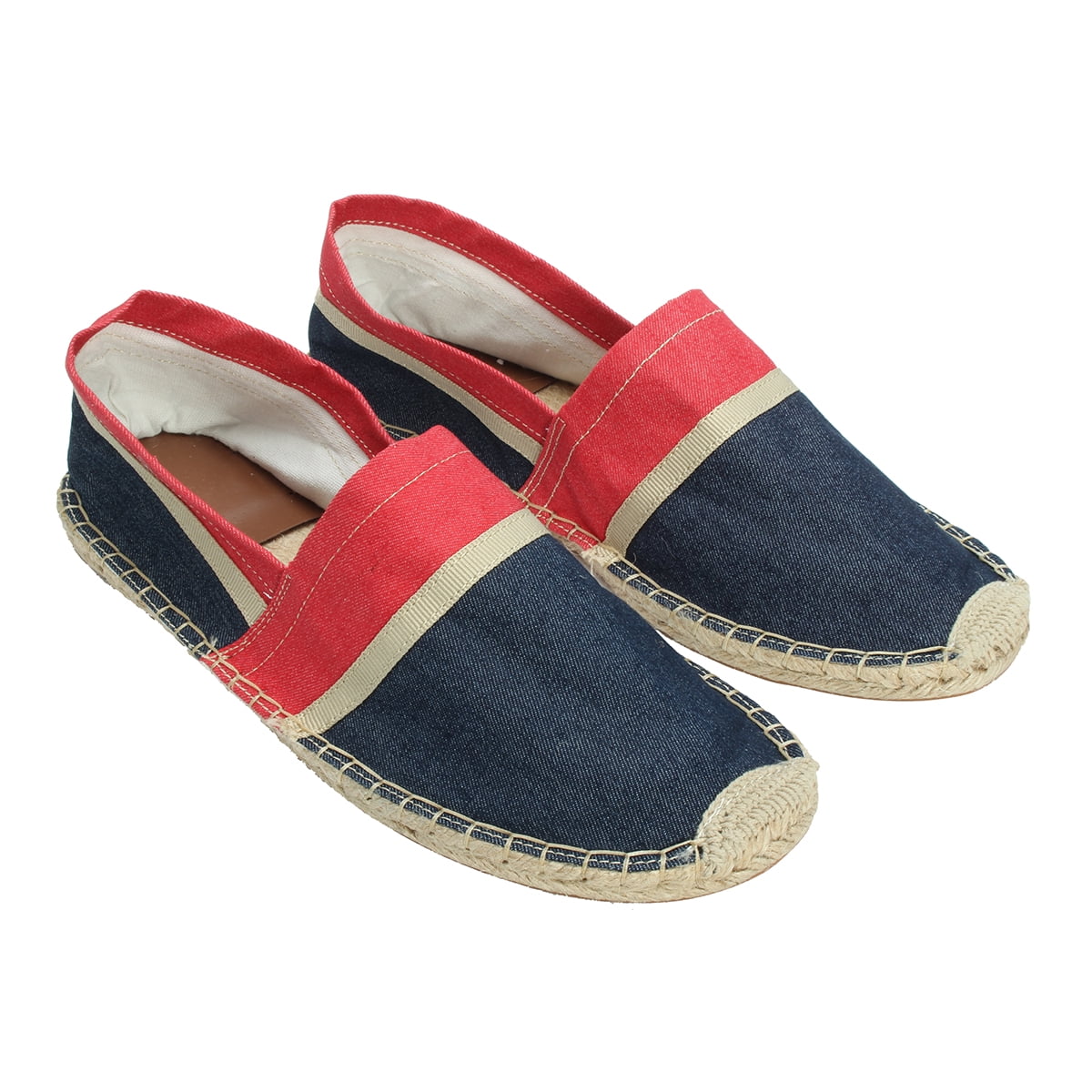 Reindeer Star with Red Scarf Casual Womens Comfort Flat Boat Shoes Girls Espadrille Flats