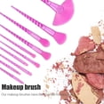 thumbnail image 3 of Juegos De Brochas De Maquillaje De 7/10 Uds., Mango En Espiral, Brocha Suave Para Sombra De Ojos, Herramientas De Belleza Portátiles Para Todo Tipo De Piel Yuarrent CE008039-01, 3 of 6