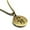 Gold, variant on Stainless Steel Mythical Hydra Head Round Medallion Pendant Necklace