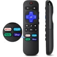 thumbnail image 1 of Replacement Remote for All Roku TV TCL TV, Compatible with TCL/Hisense/Onn/Sharp/Element/Philips/Insignia/Jvc/RCA Smart Roku TVs(Not Roku Stick and Box), 1 of 8