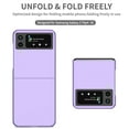 thumbnail image 3 of ELEHOLD Case for Samsung Galaxy Z Flip4 2022,Slim Lightweight Hard PC Matte Case Shockproof Anti-Scratch Durable Phone Case for Women Men for Galaxy Z Flip 4,Purple, 3 of 7