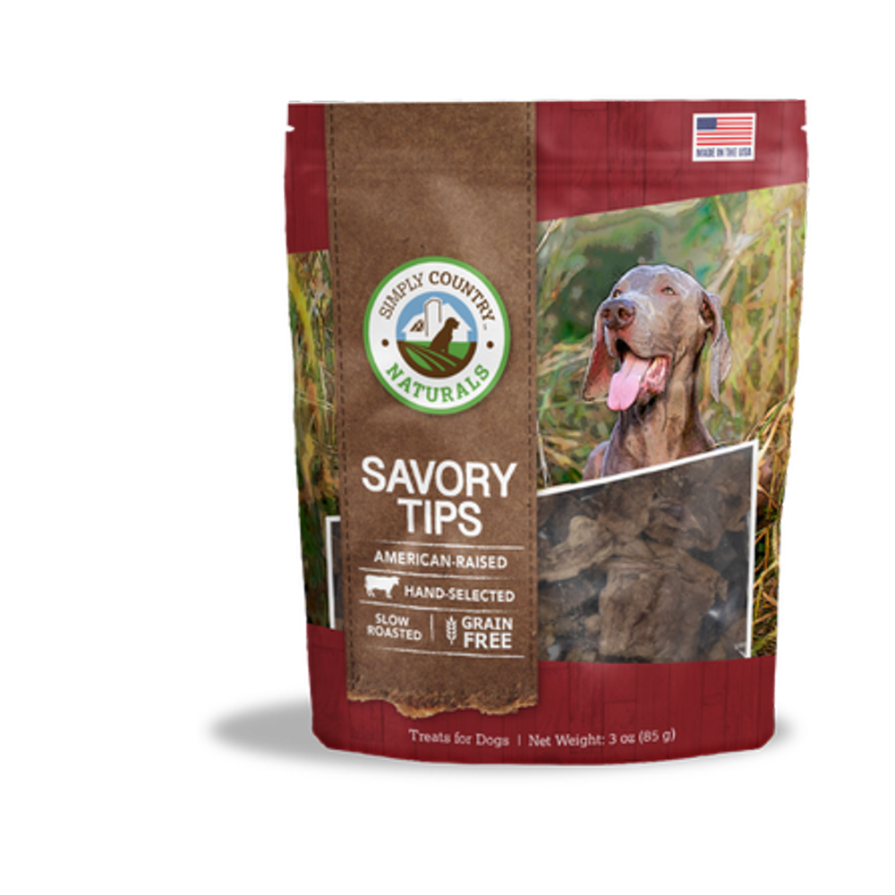 Simply Country Savory Tips for Dogs, 3 oz.