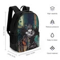 thumbnail image 2 of Death Note Ryuk Casual Backpack Shoulder Bag Daypack Computer Bag with Pocket High Capacity Schoolbag for Student College, 2 of 8