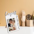 thumbnail image 1 of STRANDCHIC Cadre Photo de Sublimation Blanc Transfert de Chaleur pour Diplômés 1Pcs, 1 of 7