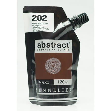 UPC: 3046450042020 | Sennelier Abstract Acrylic 120ml Satin Burnt Umber