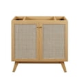 thumbnail image 3 of Pemberly Row 36" Wood Bathroom Vanity Cabinet with Adjustable Shelf in Oak, 3 of 9