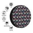 thumbnail image 4 of Gukieu Bohemian Chicken Print Car Tire Cover, Adjustable Waterproof and Dustproof Tire Protection Cover, Suitable for SUV, Truck, Van-15 inch, 4 of 6
