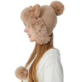 thumbnail image 4 of Women's Knit Hat with Cat Ears Fashionable Winter Wool Hat for Warmth and Style, 4 of 4